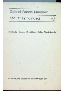 Sto lat samotności