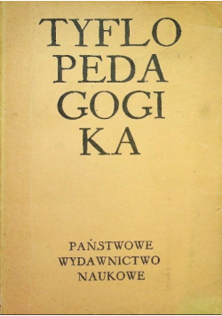 Tyflopedagogika