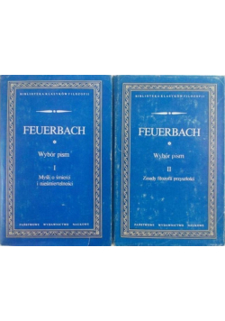 Feuerbach Wybór Pism Tom 1 i 2