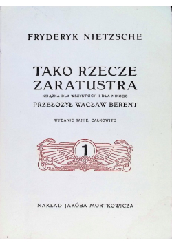 Tako rzecze Zaratustra