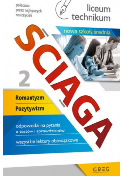 Ściąga 2 Liceum i technikum