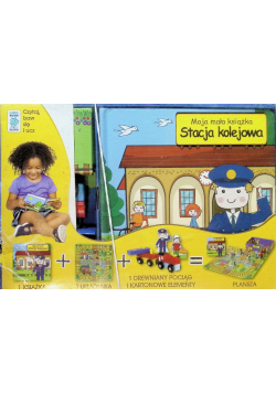 Moja mała książka Stacja kolejowa Czytaj, baw się i ucz