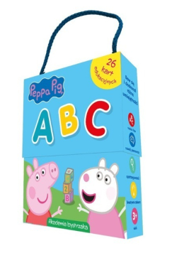 Świnka Peppa ABC Karty edukacyjne w pudełku z rączką