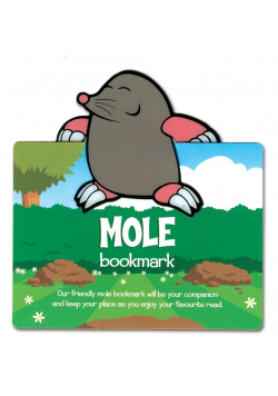 Zwierzęca zakładka do książki - Mole - Kret