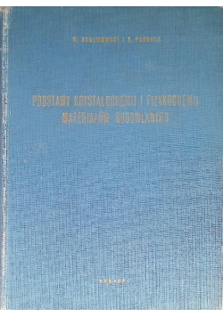 Podstawy Krystalochemii i fizykochemii Materiałów Budowlanych