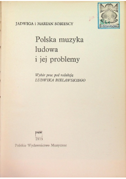 Polska muzyka ludowa i jej problemy