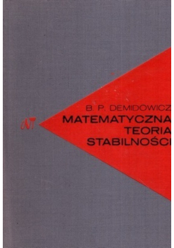 Matematyczna teoria stabilności