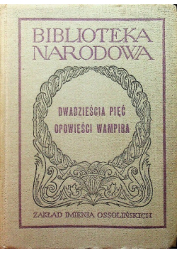 Dwadzieścia pięć opowieści wampira