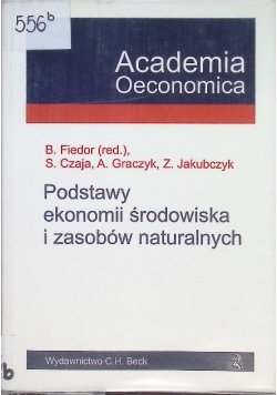 Podstawy ekonomii środowiska i zasobów naturalnych
