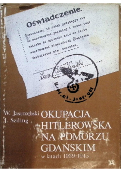 Okupacja hitlerowska na Pomorzu Gdańskim