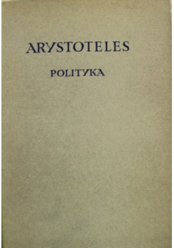 Arystoteles Polityka