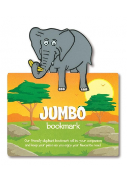 Zwierzęca zakładka do książki - Jumbo - Słoń