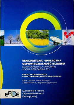 Ekologiczna społeczna odpowiedzialność biznesu