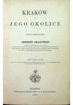 Kraków i jego okolice 1866r.