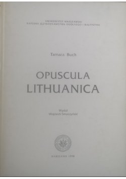 Opuscula Lithuanica