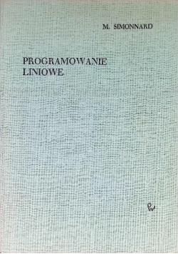 Programowanie liniowe