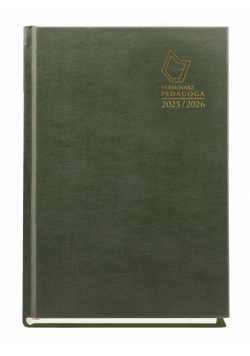 Terminarz Pedagoga A5 2025/2026 zieleń