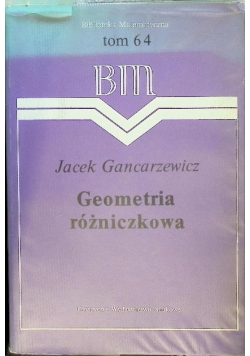 Geometria różniczkowa Tom 64
