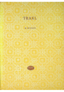 Trakl Wiersze