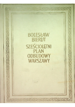 Sześcioletni Plan Odbudowy Warszawy