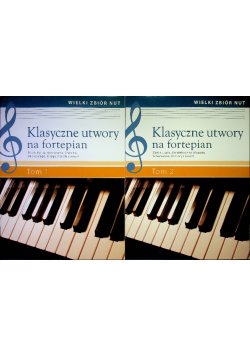 Klasyczne utwory na fortepian Tom 1 i 2