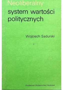 Neoliberalny system wartości politycznych