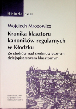 Kroniki klasztoru kanoników regularnych w Kłodzku