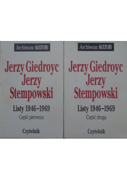 Giedroyc Stempowski Listy 1946 - 1969 Część I i II