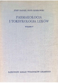 Farmakologia i toksykologia leków