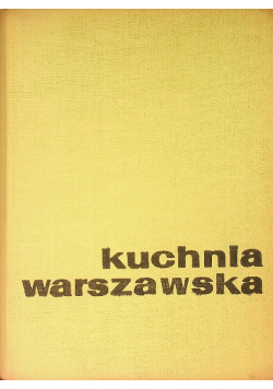 Kuchnia warszawska
