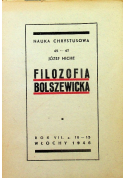 Filozofia Bolszewicka 1946 r.