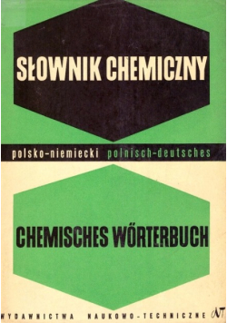 Słownik chemiczny polsko-niemiecki/ polnisch-deutsches
