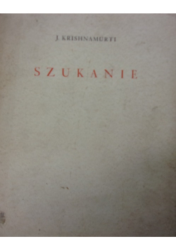 Szukanie, 1928 r.