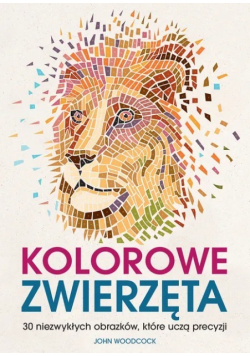 Kolorowe zwierzęta. 30 niezwykłych obrazków które uczą precyzji