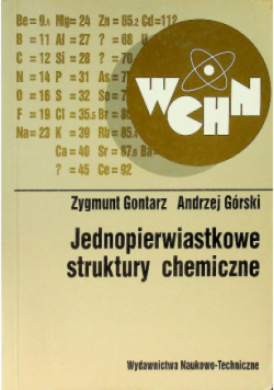 Jednopierwiastkowe struktury chemiczne