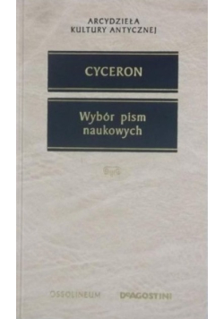 Cyceron Wybór pism naukowych