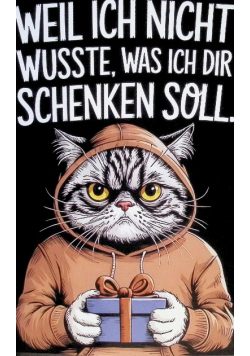 Weil ich nicht wusste, was ich Dir schenken soll