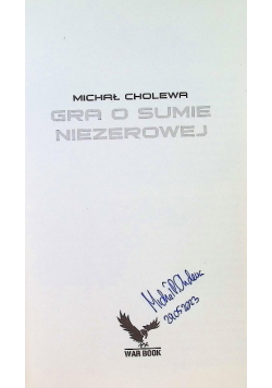 Algorytm Wojny Tom 7 Gra o sumie niezerowej