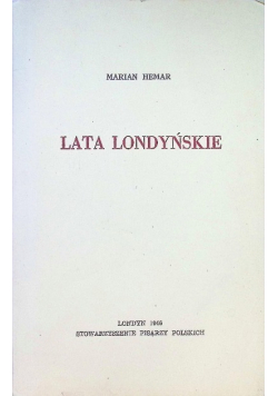 Lata Londyńskie 1946 r.