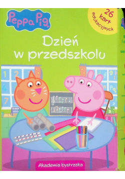 Świnka Peppa. Dzień w przedszkolu karty edukacyjne