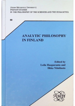 Analytic Philosophy In Finland