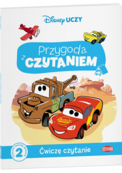 Disney Uczy Auta Przygoda z czytaniem Ćwiczę czytanie