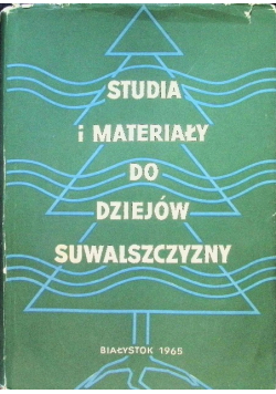 Studia i Materiały do dziejów Suwalszczyzny