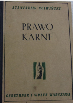 Polskie prawo karne materialne Część ogólna, 1946 r.