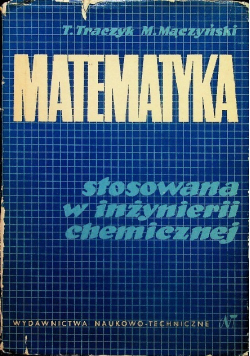 Matematyka stosowana w inżynierii chemicznej