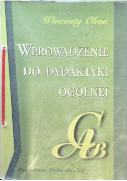 Wprowadzenie do dydaktyki ogólnej