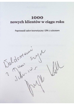 1000 nowych klientów w ciągu roku
