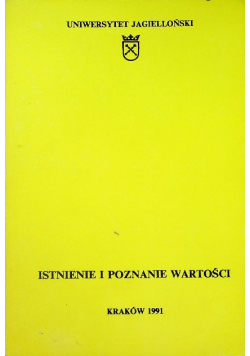 Istnienie i poznanie wartości
