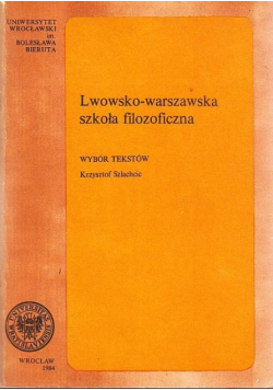 Lwowsko warszawska szkoła filozoficzna