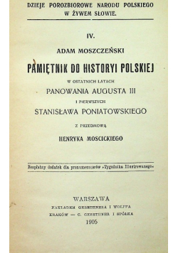 Pamiętnik do historyi polskiej 1905 r.
